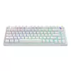 SAVIO PHENIX WHITE langaton mekaaninen näppäimistö, Gateron Red Pro, ABS