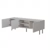 Cama LUCCA 3D TV-taso 165x40x59 cashmere