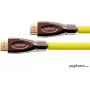 PYTHON liitäntäkaapeli High-Speed-HDMI Ethernetillä 4K2K / UHD - AKTIIVINEN (Redmere-piirisarja) - OFC - nylonpunos keltainen - 30m - PYTHON Series