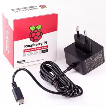Virtalähde Raspberry Pi RPI PS 15W BK EU