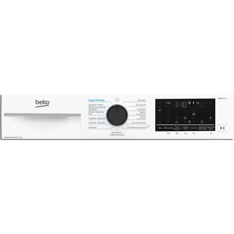 Pesukone-kuivausrumpu BEKO B5DFT584427WPB