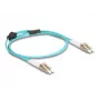 DeLOCK kuituoptinen kaapeli LC Duplex - LC Duplex OM3 1 m