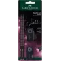 Grafiittikynä Faber-Castell 118296 B musta roosa 2 kpl