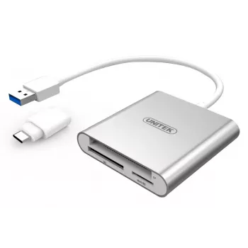 Unitek muistikortinlukija USB3.0 + USB Type-C, 9313D (Y-9313D)