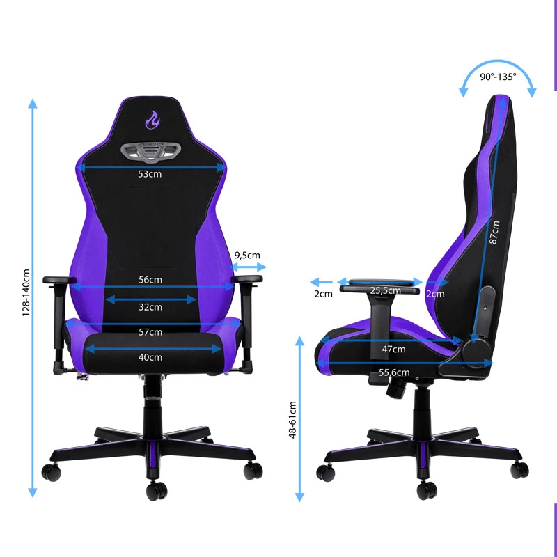 Nitro Concepts S300 pelituoli - Nebula Purple