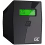 Green Cell UPS01LCD UPS keskeytymätön virransyöttö Line-Interactive 0,6 kVA 360 W 2 pistorasiaa