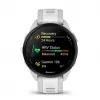 Älykello GARMIN Forerunner 165 — GPS, AMOLED 1,2 inch, 4 GB, 5 ATM, 11 päivän akku, harmaa kotelo, valkoinen ranneke