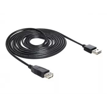 USB-kaapeli DeLOCK EASY-USB 2.0-A 5 m musta