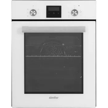Kalusteisiin asennettava uuni SIMFER 4207DERBB.1 — 47 L, monitoiminto, manuaalinen ohjaus, 45 cm, valkoinen