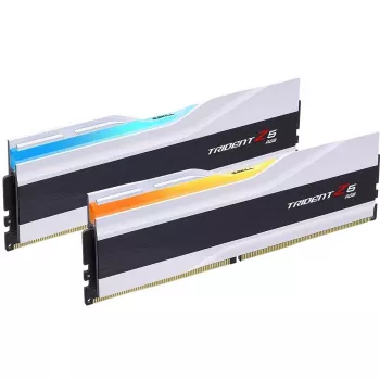 DIMM 32 GB DDR5-7200 (2x 16 GB) Dual-kit, keskusmuisti valkoinen, F5-7200J3445G16GX2-TZ5RW, Ripjaws M5 RGB, INTEL XMP