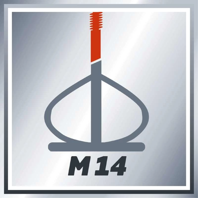 Einhell TE-MX 1600-2 CE - laasti - väri - jauhe - musta - punainen - M14 - ergonominen - 750 RPM - 1600 W