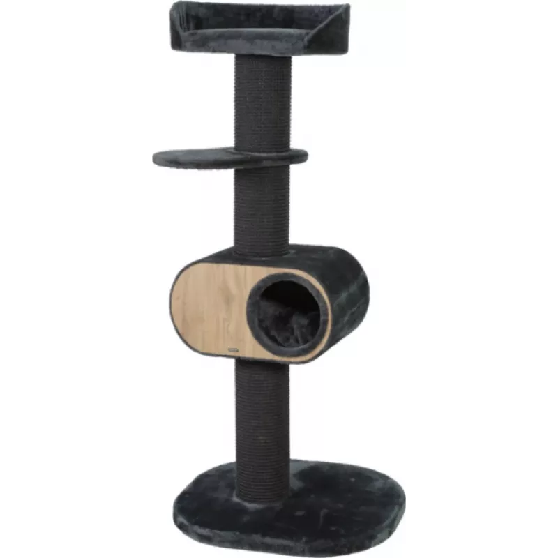 ZOLUX Wonderful Cat raapimispuu harmaa 62,5×63×158 cm korkea monitasoinen sisal