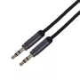 Gembird CCAP-444-1M audiokaapeli 3,5 mm musta (CCAP-444-1M)