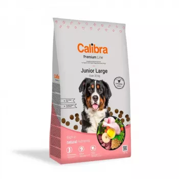 CALIBRA Premium Line Junior Large kana - kuivaruoka koirille - 12kg