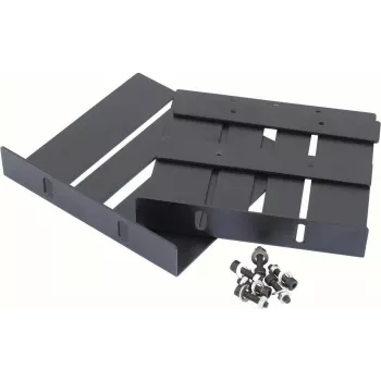 Rack-kulmateline Omnitronic 30100937 3U äänilaitteiden asennukseen 19 tuuman rackeihin