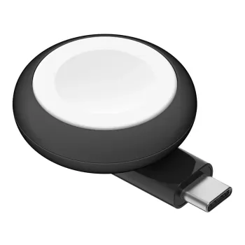 Langaton USB-älykellon laturi Belkin BoostCharge – 5 W, sisä-/ulkokäyttöön, musta/valkoinen
