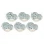Rose&Tulipani R18420TA18 ruokailusarja 6 henkilölle Sea Stones -design, 18-osainen