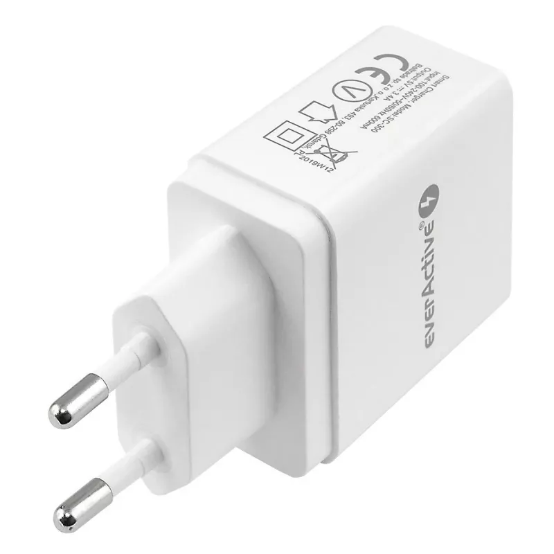 Everactive PUHELIMEN LATURI 3X USB 3, 4A VALKOINEN