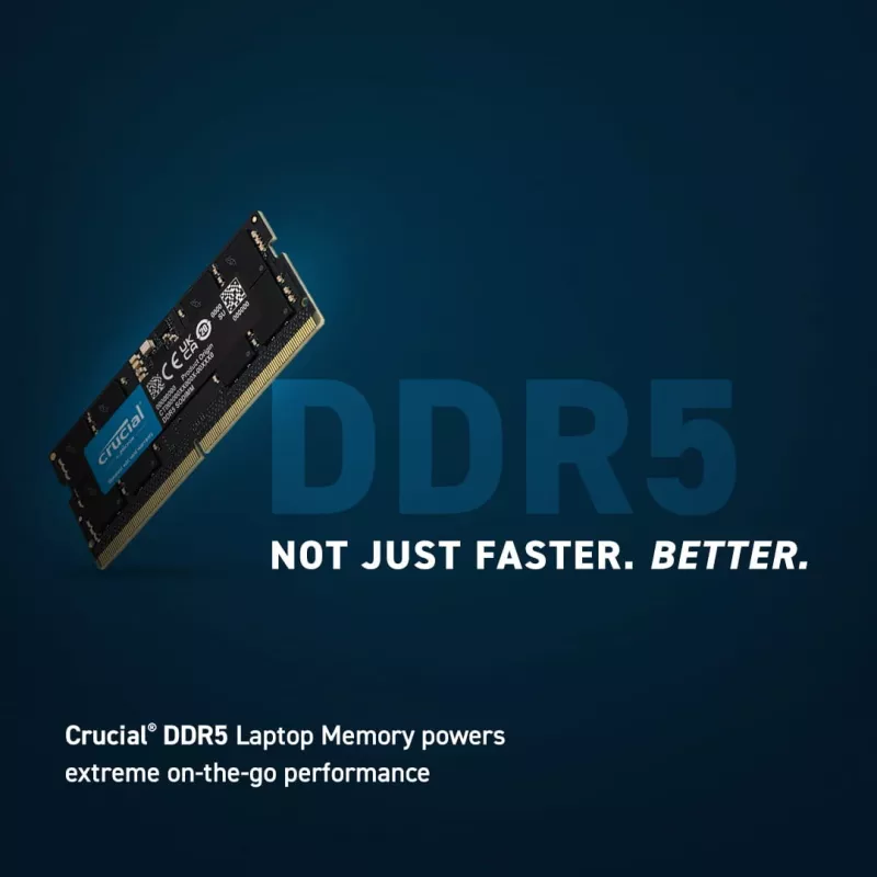 Crucial CT2K32G56C46S5 muistimoduuli 64 GB 2 x 32 GB DDR5 5600 MHz