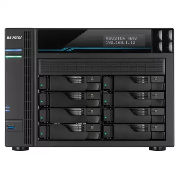 Asustor AS6508T NAS torni Intel Atom® C3538 8 GB DDR4 0 TB ADM musta
