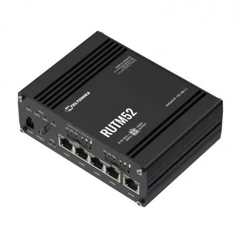 5G-reititin Teltonika RUTM52, 5x GbE, Dual-SIM, eSIM, Wi-Fi 5