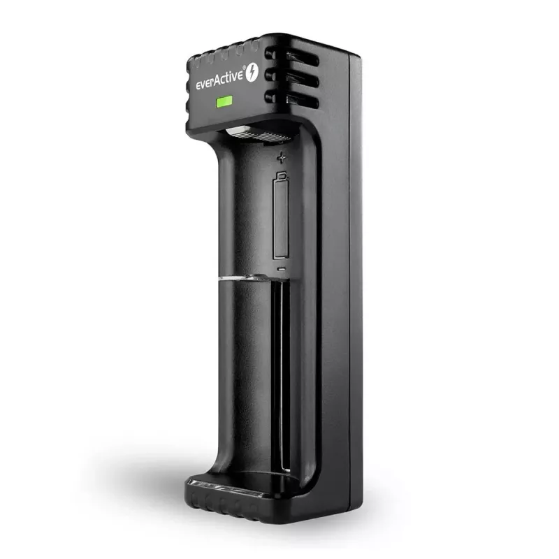 Laturi everActive LC100C USB‑C litiumioniakuille, USB‑C‑tulo, malli LC100C