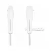 DeLOCK pölysuojus USB Type-C-liittimelle ja Apple Lightning -liittimelle 2 kpl:n pakkaus valkoinen