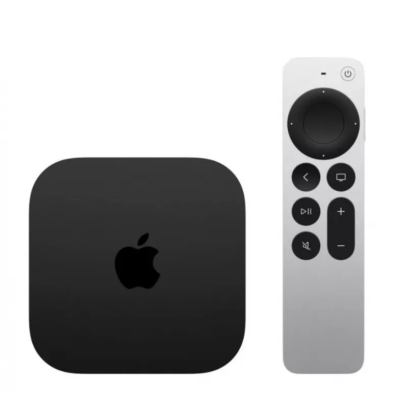 Apple TV 4K musta hopea 4K Ultra HD 64 GB Wi-Fi A15