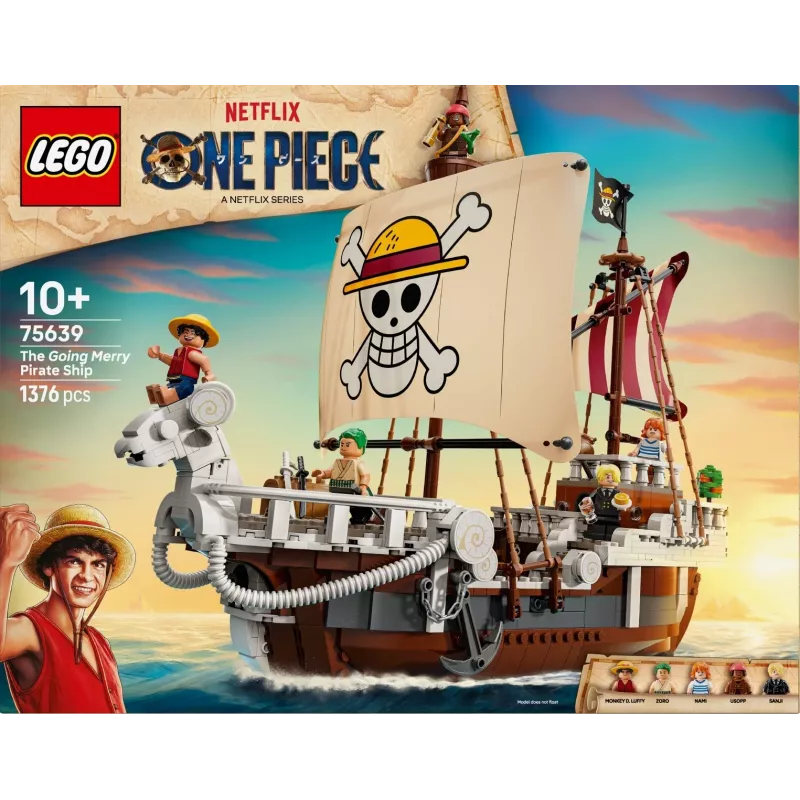 LEGO-setti The Going Merry merirosvolaiva 75639 — One Piece palikkamalli