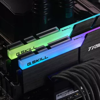 DIMM 32 GB DDR4-3200 (2x 16 GB) Dual-Kit, keskusmuisti musta, F4-3200C16D-32GTZR, Trident Z RGB, INTEL XMP