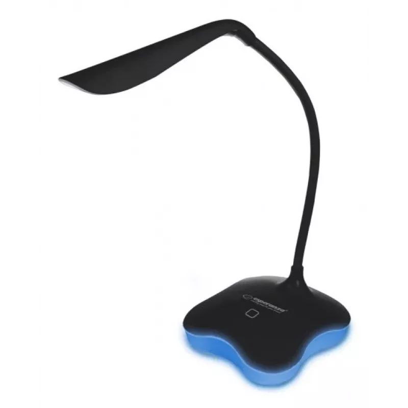 Esperanza ELD105K Mimosa LED-pöytävalaisin, 3 W, musta