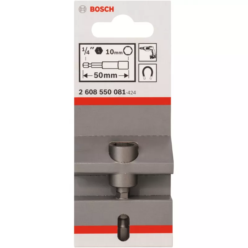 Hylsyavaimen lisäosat Bosch Extra Hard 1 kpl kuusikantavarsi M6 50 mm