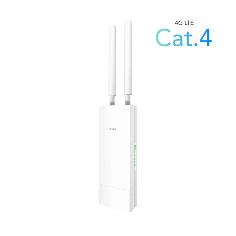 Cudy LT400 WLAN-reititin Fast Ethernet yksikaista (2,4 GHz) 4G valkoinen