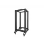 Vapaasti seisova teline LANBERG OR01-6822-B 22U, 600 mm L x 800 mm S, musta, 600 kg kantavuus
