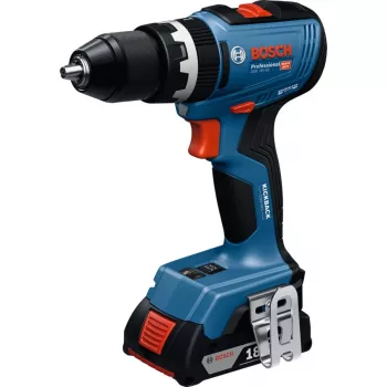 Bosch GSB 18V-65 akkuiskuruuvinväännin, 2x 4,0 Ah akku ja L-Case