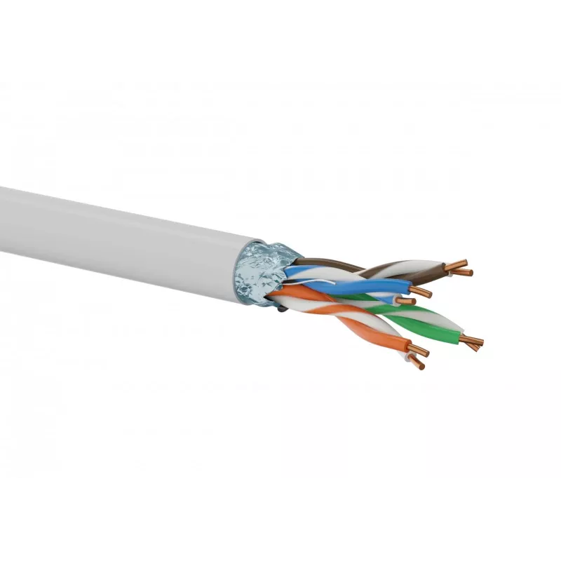 KIF5PVC305 verkkokaapeli F/UTP Cat5e, 305 m, harmaa