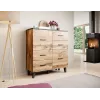Cama sideboard LOTTA 110 2D4S wotan oak/mat musta