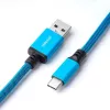 CableMod Classic kierrettävä näppäimistökaapeli CM-CKCA-CK-KK150KK-R, USB-C – USB-A, 150 cm, musta (Midnight Black)