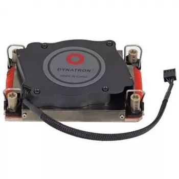 1U-Top-Blower-CPU-jäähdytin Dynatron S3 Intel LGA 4677, aktiivinen low-profile-malli