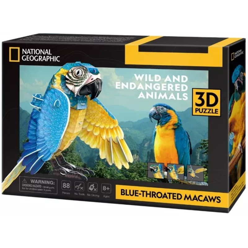 3D-palapeli Cubicfun sinirintakottarainen, 88 palaa, malli 306-DS1097H