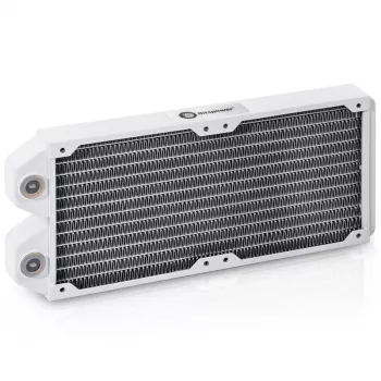Jäähdytin BitsPower Tarasque II 240S — kupari, 240 mm, 120×273,5×24,5 mm, valkoinen