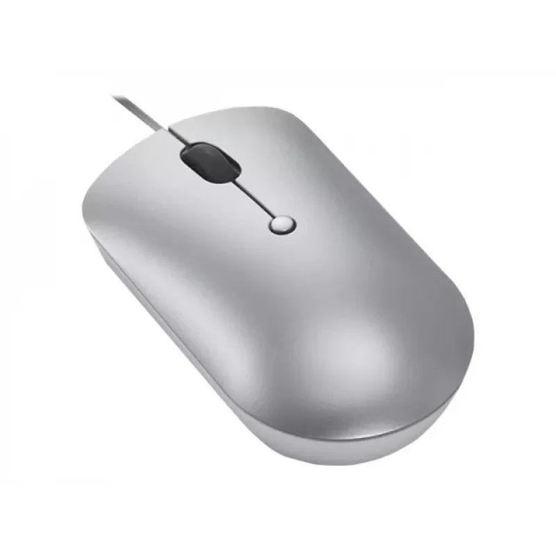 Lenovo 540 langallinen optinen molempikätinen hiiri USB Type-C, 3 DPI-tilaa, harmaa, 4 painiketta, 1,8 m kaapeli