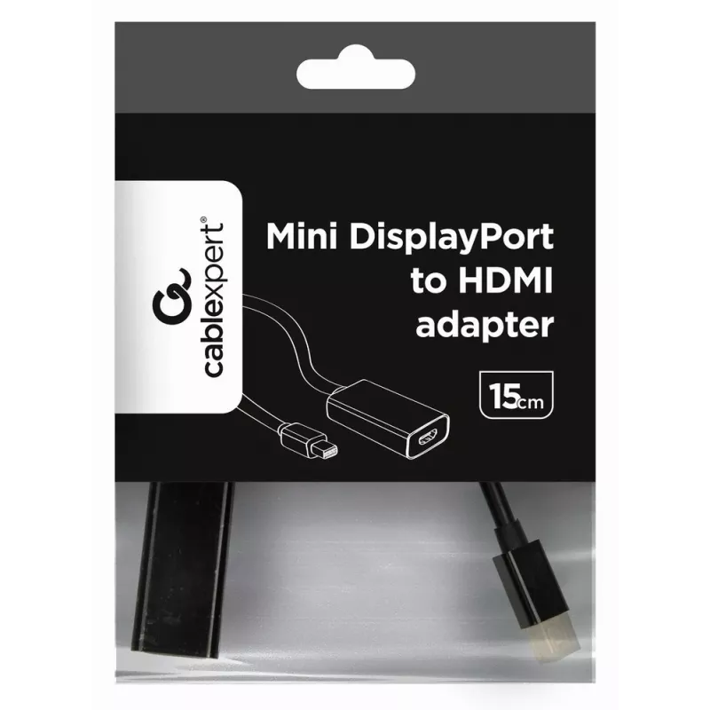 Gembird A-MDPM-HDMIF-02 videokaapeli-adapteri Mini DisplayPort HDMI Type-A (standardi) musta