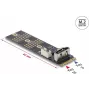M.2 Key B SATA 7-pin adapteri (pystysuora) DELOCK 64290