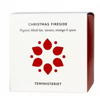 Christmas Fireside irtonainen musta tee 100g - Teministeriet