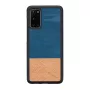 Man and Wood -puhelinkotelo Galaxy S20 denim musta