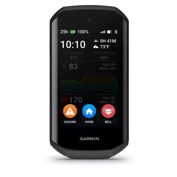 GPS-pyörätietokone GARMIN Edge 1050, 3,5 tuuman näyttö, musta