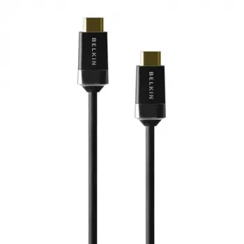 Belkin High Speed HDMI 2m - 2 m - HDMI Type-A (Standard) - HDMI Type-A (Standard) - musta