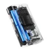 Baseus PrimeTrip VA1 kannettava rengaspumppu, 75 W, 2-in-1 taskulampulla ja 6000 mAh varavirtalähteellä, musta
