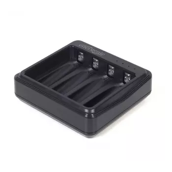 Akkulaturi Gembird BC-USB-03 USB-yhteensopiva AA AAA musta